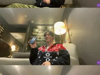 BTS' V is truly a world-class father, showing his filial piety... He must be a reliable father too.